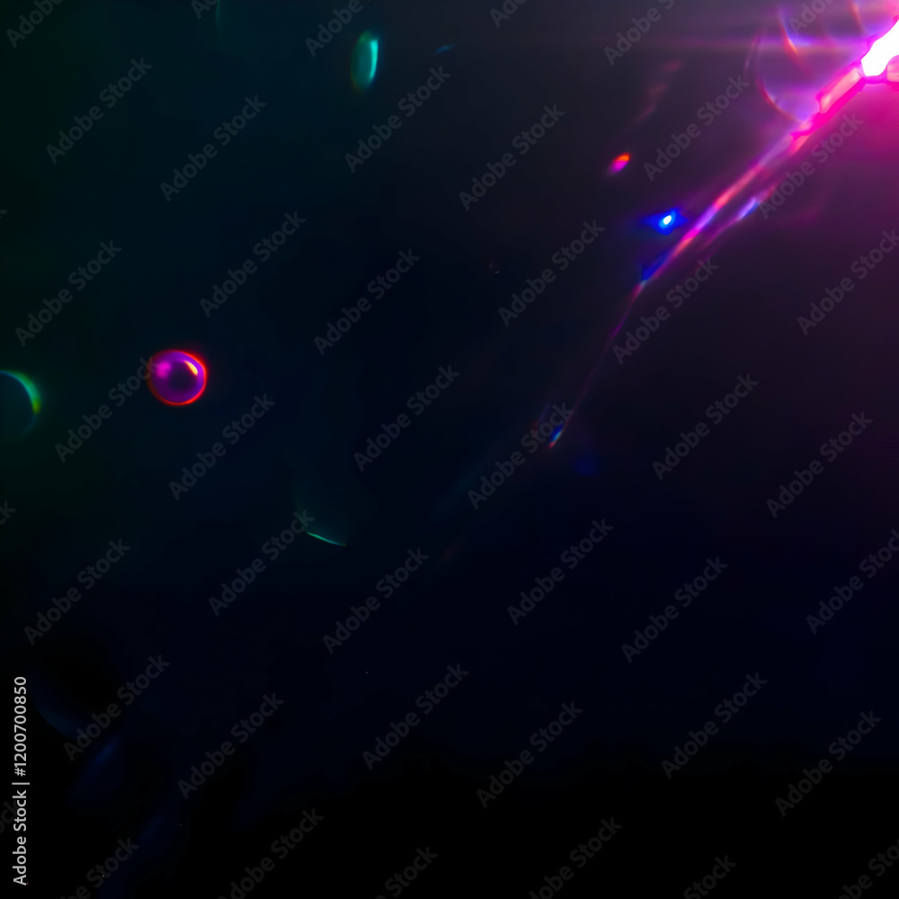 Poster abstract background with light leaks and flares creates a colorful and dynamic visual