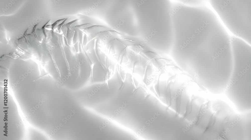 Poster abstract white background with subtle texture and light reflections creates a soft and dreamy ambian