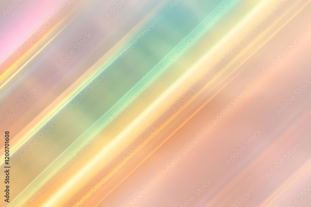 Aufkleber abstract background with diagonal colorful light rays and soft blurry effect.