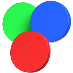 RGB Base Color 3D Icon