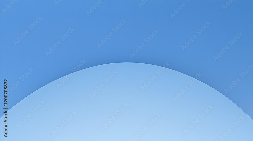 Poster abstract blue background creates a soft and dreamy atmosphere with subtle curve