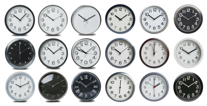 Collection of Analog Clocks