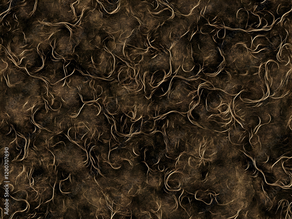Poster abstract background texture depicts intricate fiber patterns elegantly intertwined with wispy strand