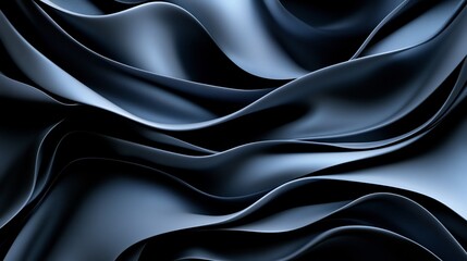 Fototapeta premium Abstract Dark Blue Swirling Fabric Texture