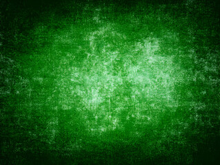 Fototapeta premium Dark Green Grunge Background Texture Shows Rough Surface And Vignette