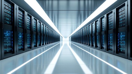 Server farm – data center environment – computer center