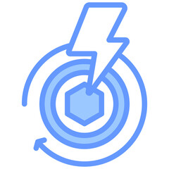 Replay Attack Blue Icon