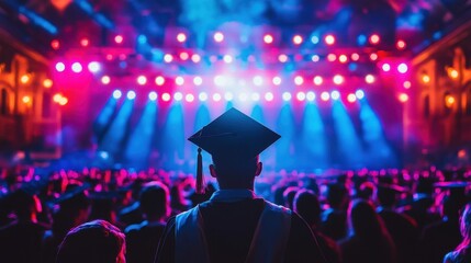 Bright Academic Ceremony with Diploma Presentation