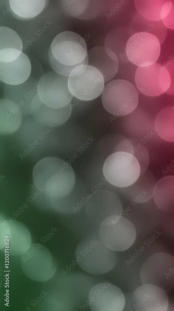Poster abstract background with colorful bokeh circles creates a soft focus effect, perfectly smooth with c