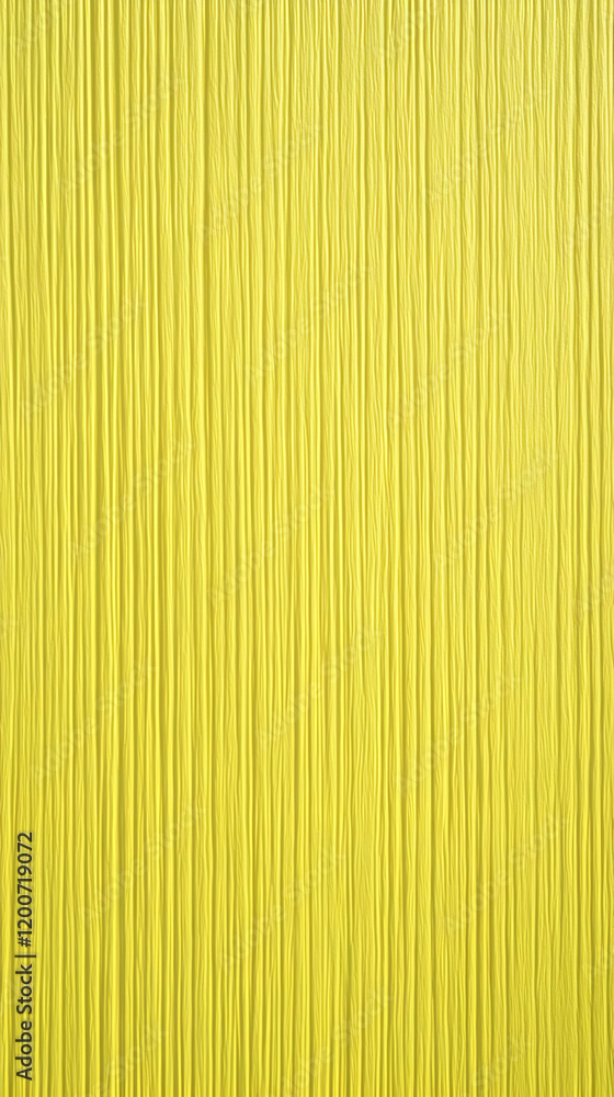 Poster bright yellow vertical striped textured background creates a visually appealing design element