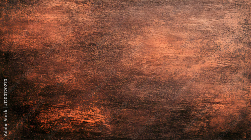 Aufkleber abstract textured background in shades of rust and brown creates grungy effect with brushed texture