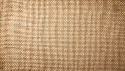 Clean Jute Textile Pattern with Regular Weaving Structure