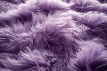 Obraz premium Soft purple faux fur texture. Luxurious and plush, ideal for background or textile designs.