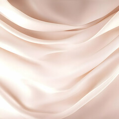 Obraz premium Smooth Elegant Light Pink Fabric Flowing Gently Creates a Luxurious Abstract Background