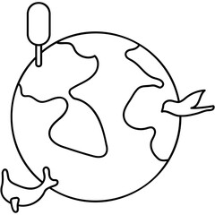 Fototapeta premium Biodiversity Icon