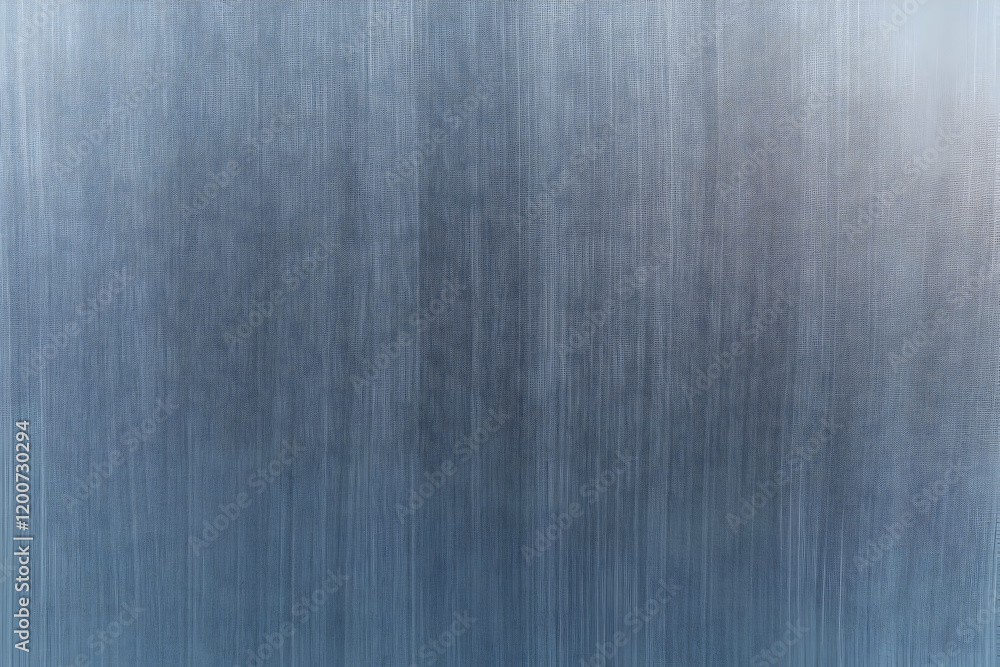 Poster blue textured background displays subtle cross-hatch pattern with vertical streaks for added depth a