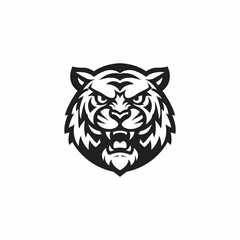 Vector of a tiger head.
