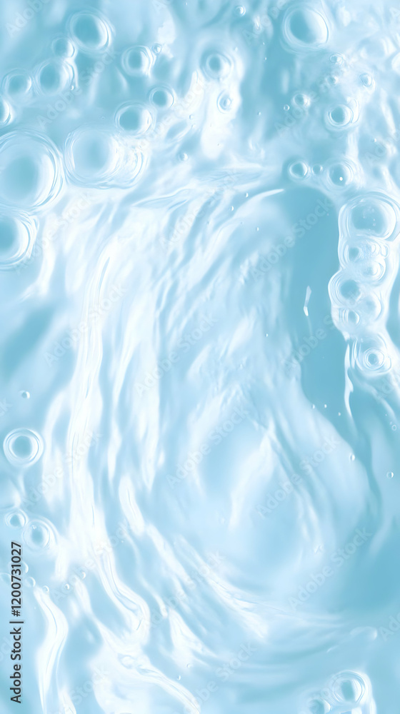 Poster abstract blue water background creates a serene and flowing visual experience with subtle ripples an