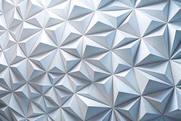High-depth-of-field, low-poly white geometry loops.  Modern business wallpaper, clean abstract design.