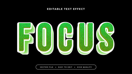 focus editable text effect 3d gradient typography design