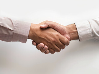 Handshake between two people, symbolizing agreement and partnership