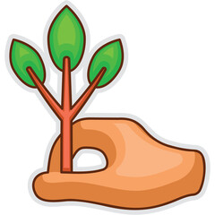 Reforestation Sticker