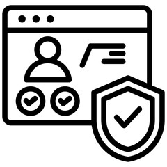 Authorization Outline Icon