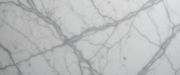 Elegant white marble surface with gray veining patterns.