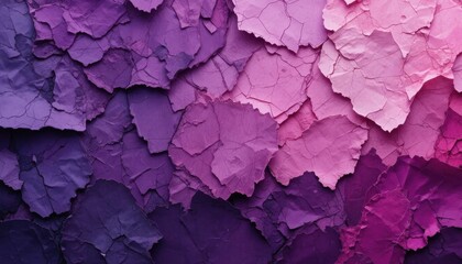 Abstract Purple and Pink Cracked Texture