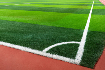 Corner marker of soccer field