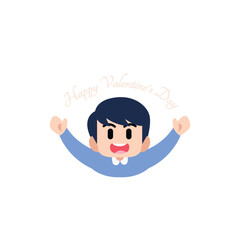 A Romantic and Cute Couple Illustration for Valentine's Day