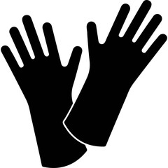 Obraz premium Rubber Gloves Icon