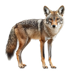 Obraz premium Wildlife observation coyote in natural habitat wildlife photography outdoor setting close-up view nature's beauty