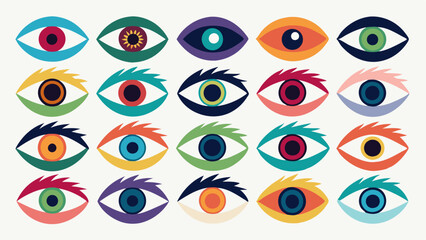 Eye Vectors for Modern Visual Projects