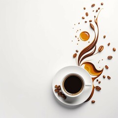 mug of coffee, coffee cup, coffee mug, hot coffee, brewed coffee, steaming coffee, coffee beverage, java cup, espresso cup, morning brew, coffee drink, coffee shot, coffee serving, coffee portion, war