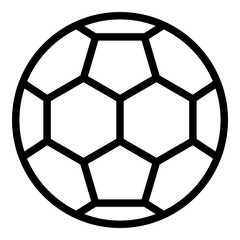 Obraz premium Football icon. Vector line icon