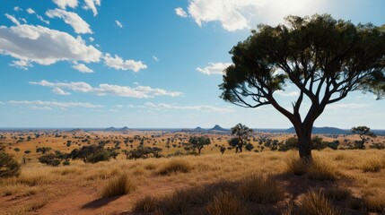 African Savanna Landscape