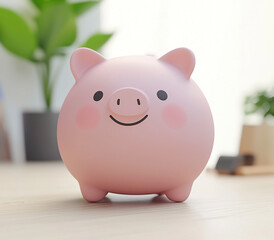 Fototapeta premium Happy Piggy Bank