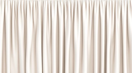 Elegant Cream Draped Curtains Background Texture