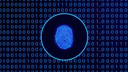 Digital Fingerprint Authentication System Data Security