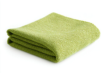 Green Folded Towel