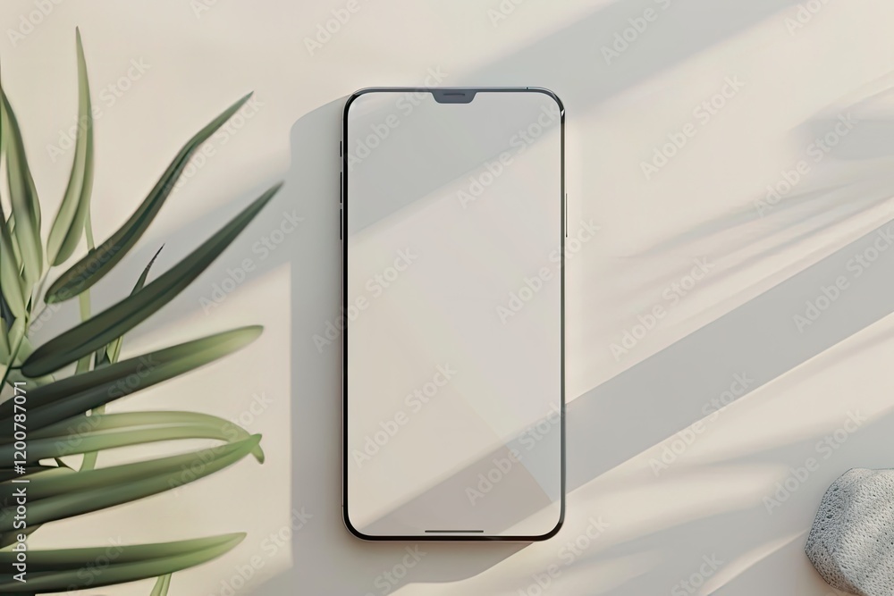 Poster high resolution visual of ui and ux representations with smartphone