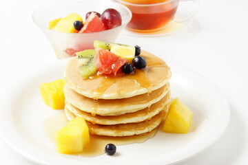 フルーツパンケーキ