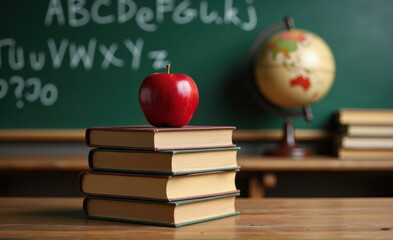 classroom interior back to school