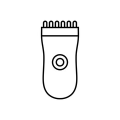 Trimmer Icon Flat isolated outline sign