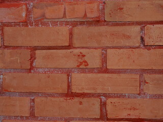 Background and Texture from Vintage red brick wall, Bricks for interior and exterior  backdrop