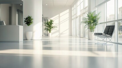 Fototapeta premium Modern Interior Design of a Clinical Doctor's Office Space