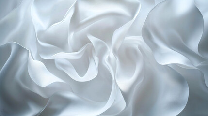 Obraz premium White Silk Drape