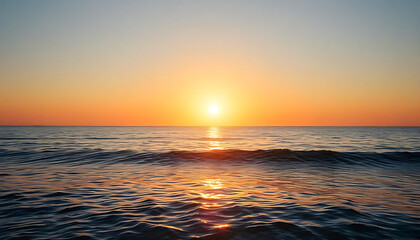 Obraz premium sunset over the sea