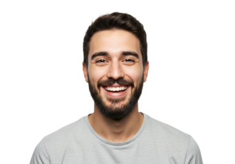 Happy Smiling Man Portrait Studio Shot Black Background Male Face Model Human Adult Image Photo     